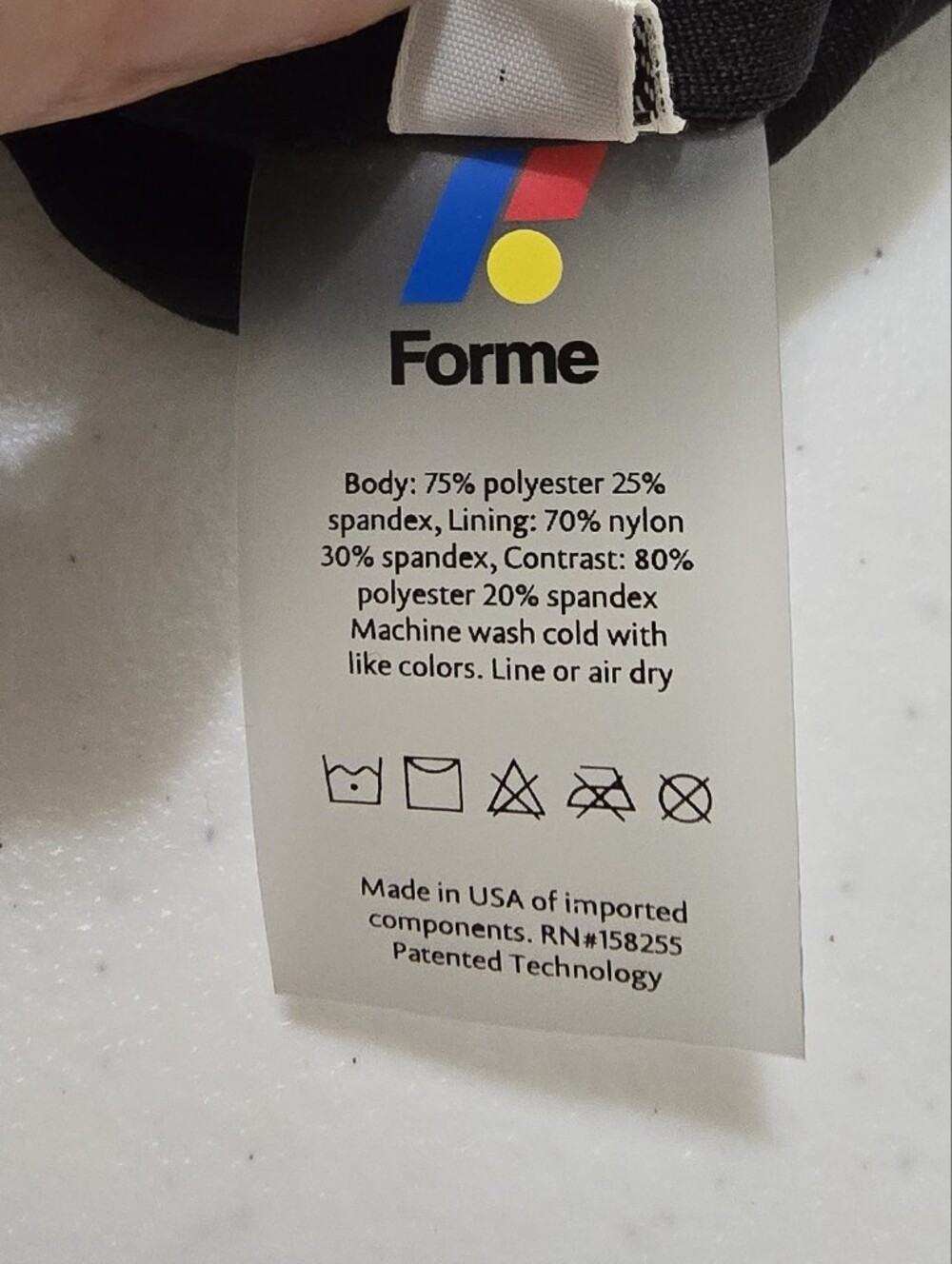 Forme Power Bra Posture & Back Support Black Women's Medium Sporty NWOT - Picture 9 of 9